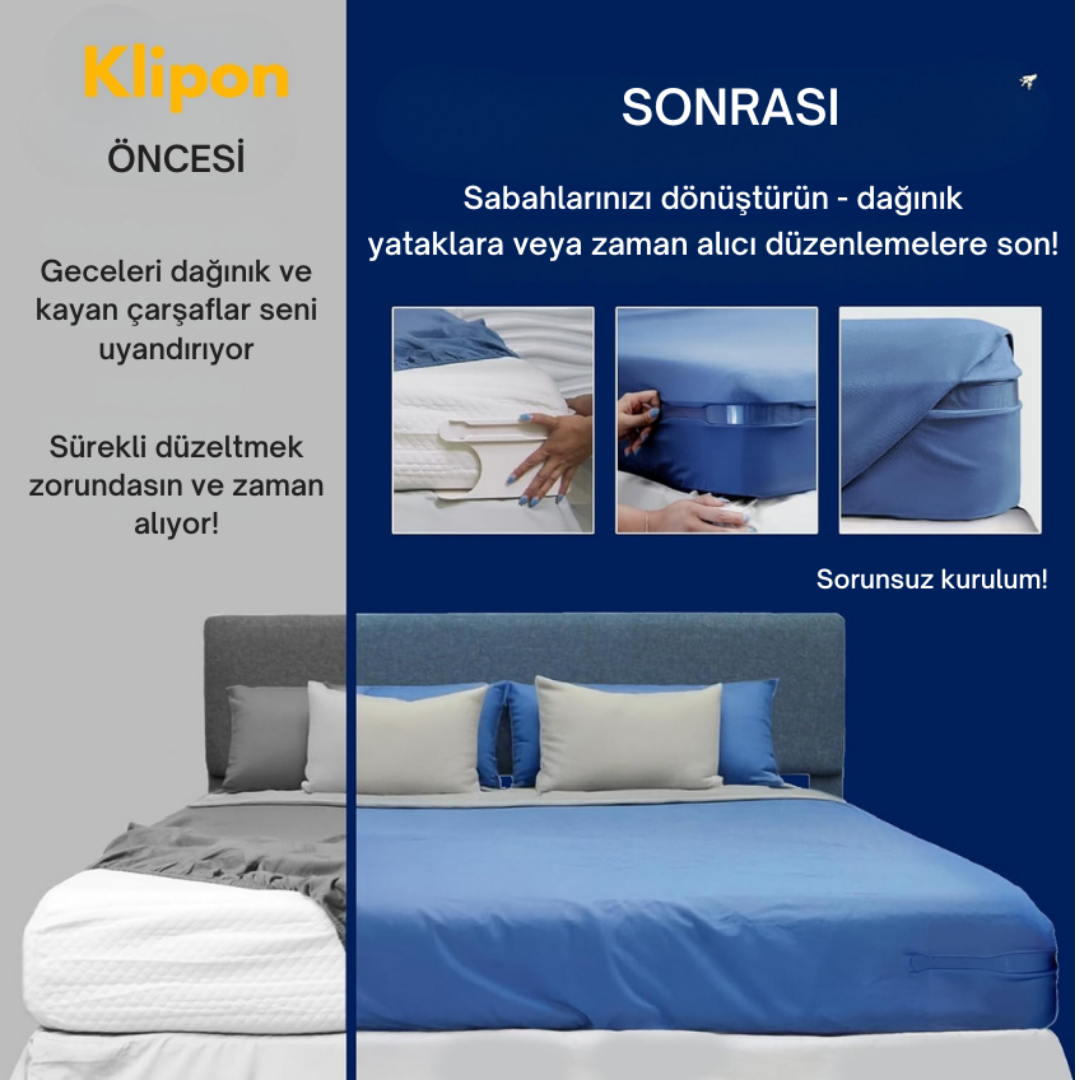 Klipon™ Çamaşır Sabitleyici Kit